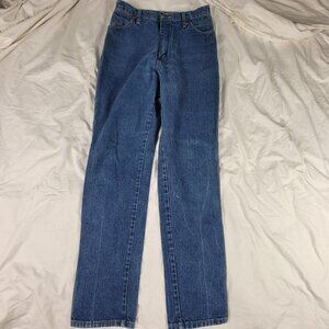 Vintage Wrangler Womens 14 x 34 Blue Jeans Casual Walking Fashion Outdoors